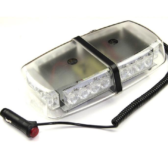 Araba Amber Sarı 24 LED 24LED Acil Durum Lambası Uyarı Çatı Flaş Flaş Işığı