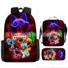 Poppy Playtime3 Animali dell'Orrore Sorridenti Creature Sorridenti Zaino a Tre Pezzi