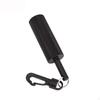 Diving Shaker with Clip Knurled Rattle Aluminum Communicator for Divers Black