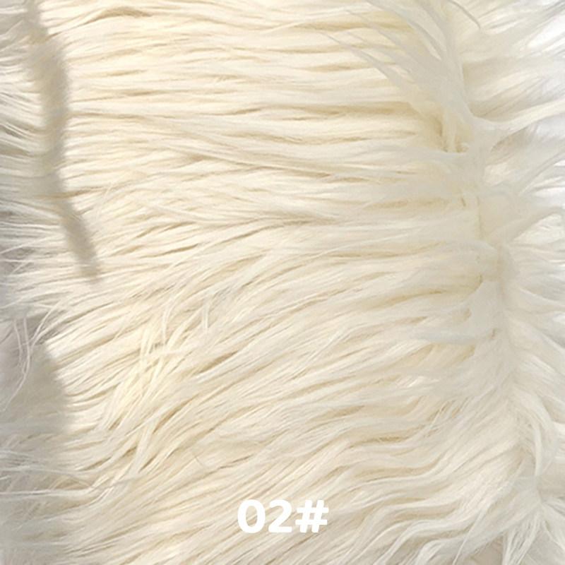 50/100cm Colorful Faux Fur Fabric Imitation Plush Cloth for Patchwork Sewing Material DIY Doll Beard Hair Chair Decorative Cover