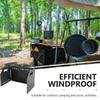 Compact Cookware Windshield Tri-fold Cooker Wind Protection Stove Wind Shield  Outdoor BBQ