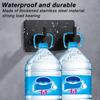 Self Adhesive Door Hook Key Holder Towel and Robe Holder Stainless Steel Kitchen Hardware Hook Bathroom Supplies Storage Hook