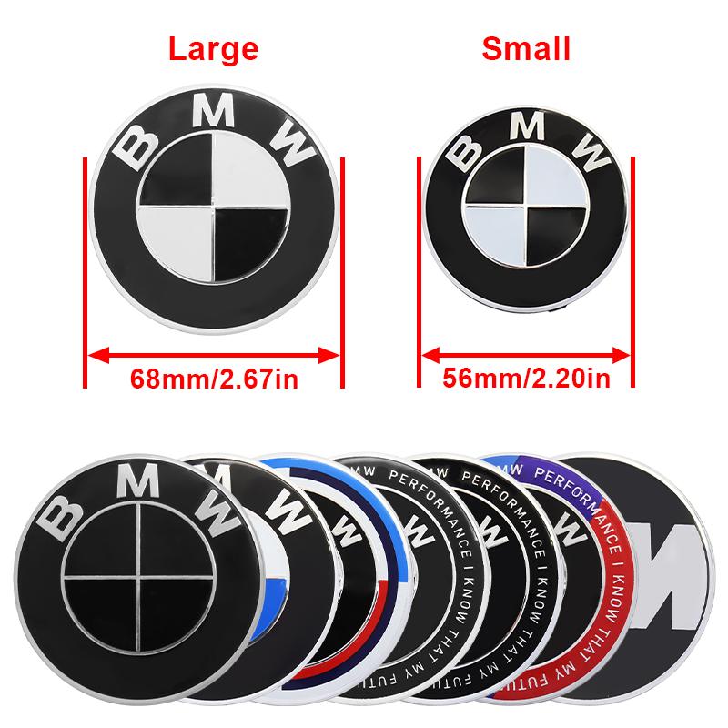 4Pcs 56mm 68mm Car Hub Cap Wheel Center Cap Emblem Badge Accessories For BMW G08 F15 F16 G20 E34 F94 F95 G30 G11 E46 F30 F40 F10