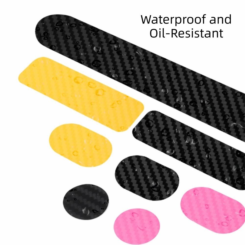 Carbon Fiber Look Bicycle Frame Sticker Water Resistant Frame Guard Patch Road Bikes