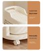 Movable Cream Storage Rack: Small Trolley with Drawer for Toys & Snacks