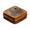 Incense Burner Home Fragrance Tea Table Portable Gift Walnut Wood Ornament Accessories Decoration