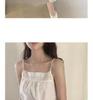 Women's Plus Size Cotton Linen Embroidered Camisole Vest - Spring/Summer Loose Base Layer Top