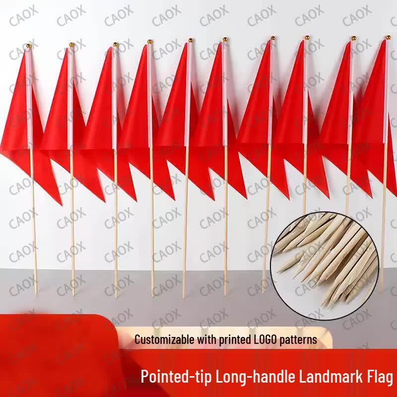 Ground Marking Red Triangle Flag Set