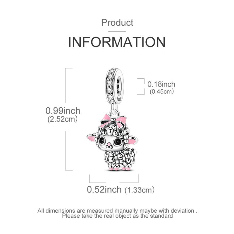 Copper Chameleon Charms Bead Zirconium Golden Love Mom Gift Cute Pets Pendants Fit Original Bracelet Diy Jewelry