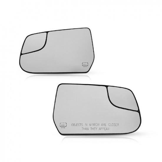 Mirror Glass Fits Heated 2010-2017 Chevrolet Equinox GMC Terrain Left+Right Side