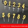 Gold Long Number Birthday Cake Candles - Boxed for Children's First Birthday