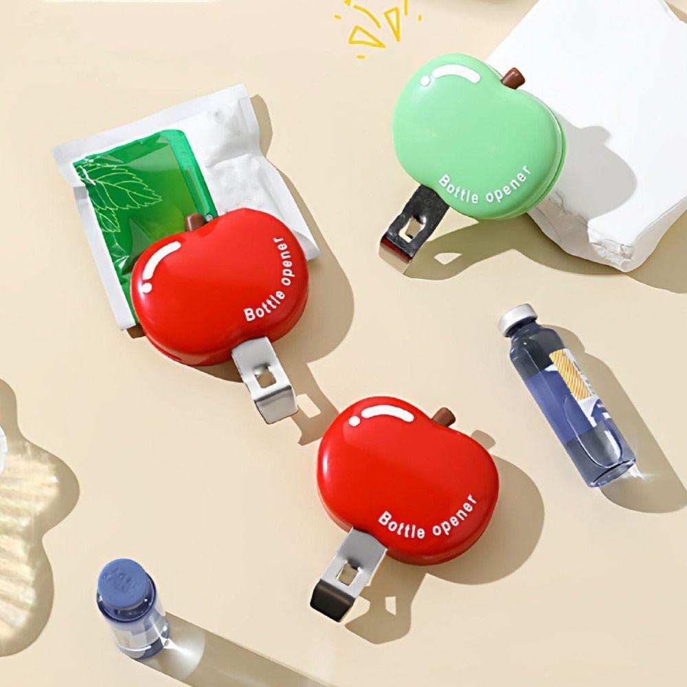 2pcs Fruit Shape Magnets Bottle Opener Multifunctional Refrigerator Corkscrew Bar Use