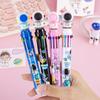 5Pcs Cute Astronaut Ten-color Pen Colored Ballpoint Pen, Student June 1st End Christmas Prize Gift