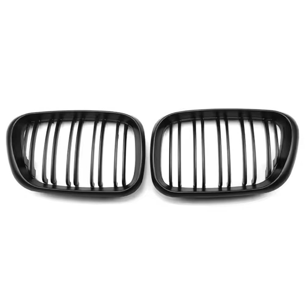 Matte Black Double Line Grille for BMW X5 E53 (1999-2003)