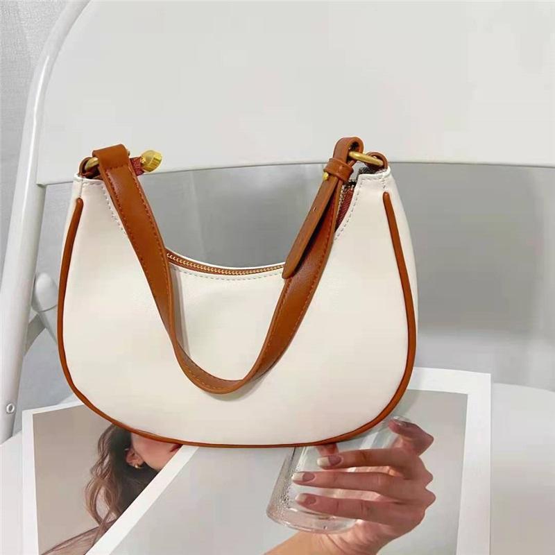 Korean Niche Crescent Underarm Bag Women Luxury Fashion Mini Handbag Single Shoulder Crossbody Purse