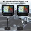 2 In 1 Wireless CarPlay Android Auto Adapter CarPlay Dongle Convert Wired To Wireless Auto Connect Plug & Play for Factory Wired