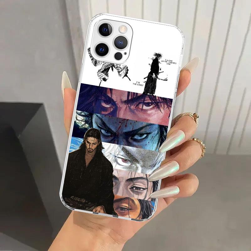 Anime Vagabond Samurai Phone Case for Iphone 17 Air 16 15 Plus 14 13 Mini 12 11 Pro Max 16E 7 8 SE 2020 Soft Funda Print Shell 1