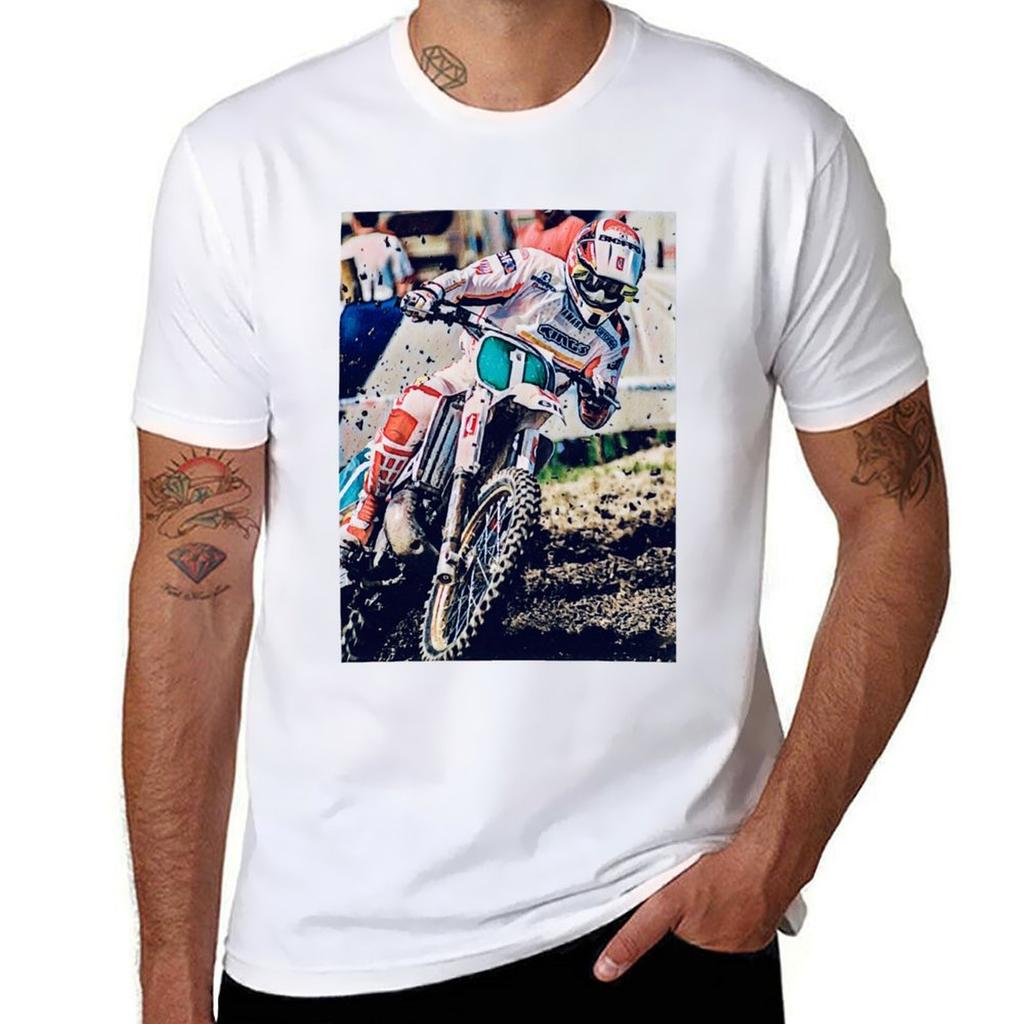 Donny Schmit Motocross Colour Tshirt Daily Wear Print Tshirt