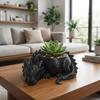 Plastic Draakvormige Plantenpot 3D Geprinte Sieraden Opbergbakje voor Bureau Decoratie