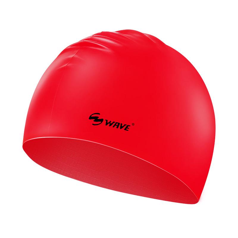 Colorful Silicone Swim Cap for Men & Women – Enlarged, Thickened, Waterproof for Long Hair