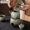 Lithophyte Lotus Kiln Change Zvedací trámový hrnec Okolní sporák Na vaření čaje Domácnost Čaj Ohřívač vařič Varná konvice na vodu