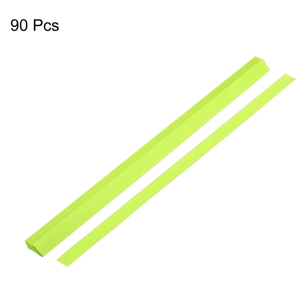 90/180 Sheets Origami Stars Papers Double Sided Light Green L24cm 17 Colors for Arts Crafts, DIY Gift Decor
