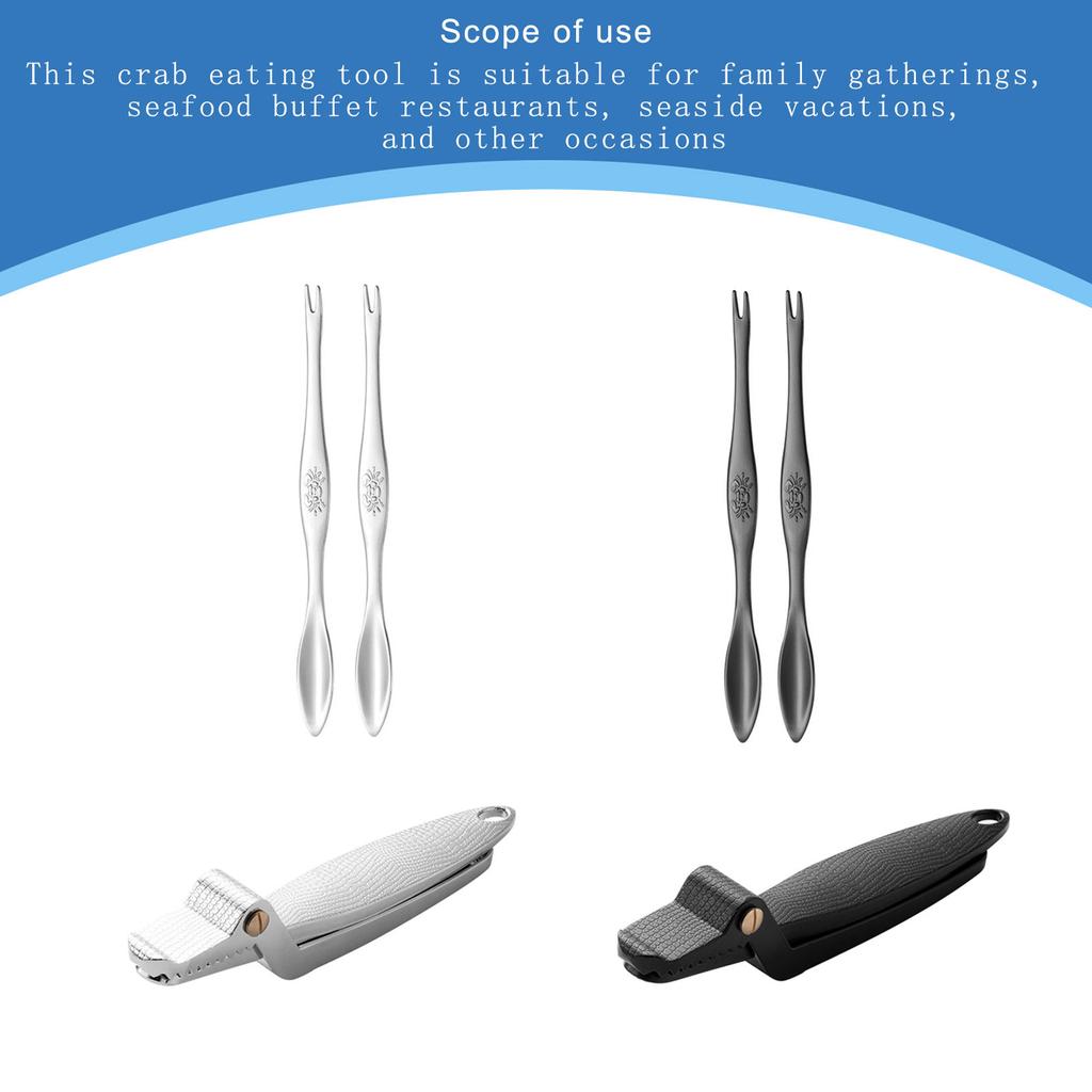 Seafood Accessories Multifunctional Food Crackers Metal Hairy Food Eating Tool Metal Utensils for Restaurant Use