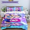 3Pcs Music Festival Celebration Bedding Set Quilt Cover Pillowcase Home Christmas Xmas Halloween Gift 1 Duvet Cover 2 Pillowcase M929326