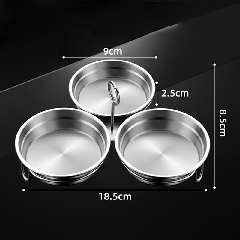 3v1 Nerezový napařovač vajec Domácí multifunkční kulatý vařič vajec Kuchyňské náčiní