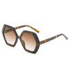 Sunglasses, Vintage Polygonal Glasses, Women'S Large Frame Sunglasses 9054