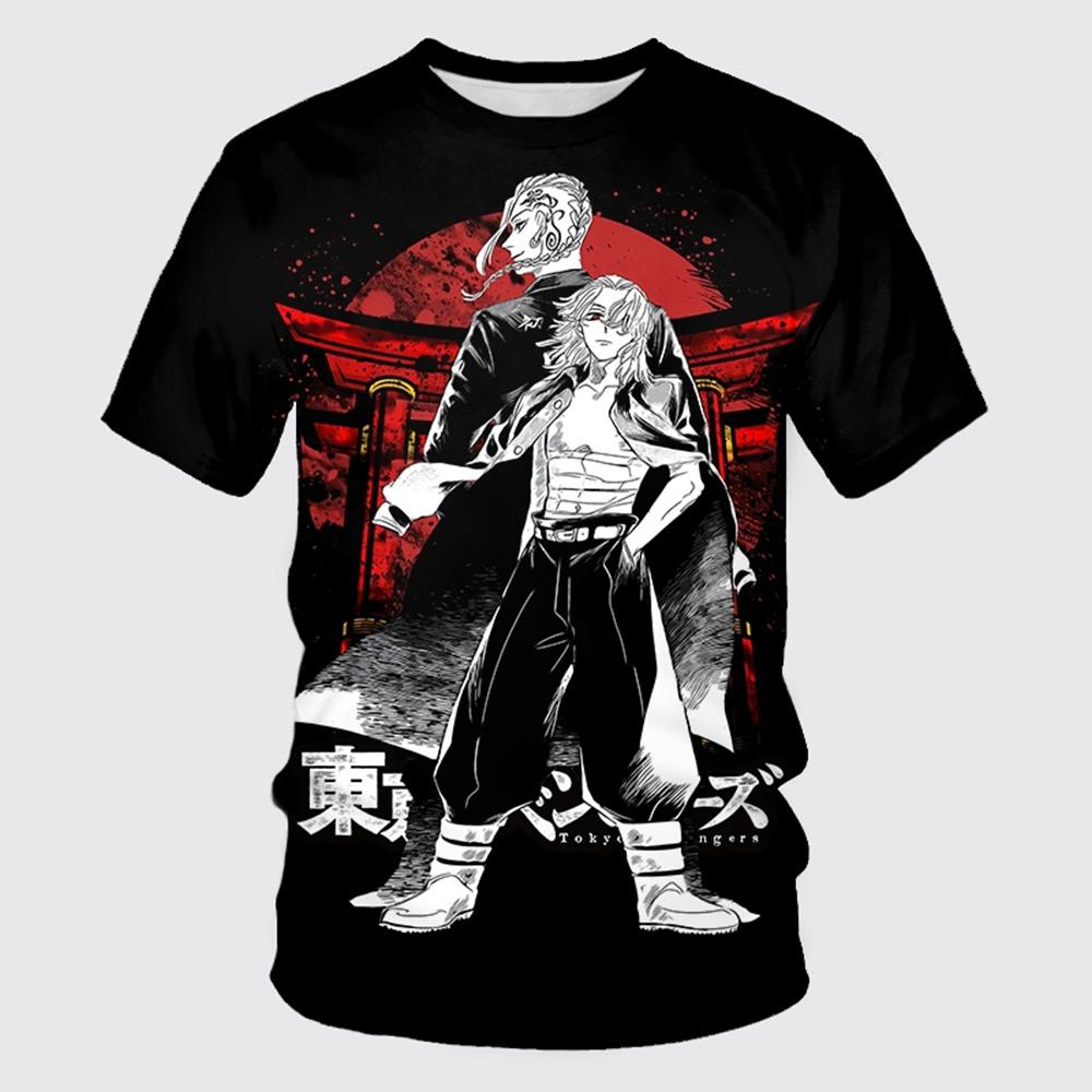 

Новая аниме Tokyo Revengers 3D принтованная футболка унисекс повседневные футболки в уличном стиле L