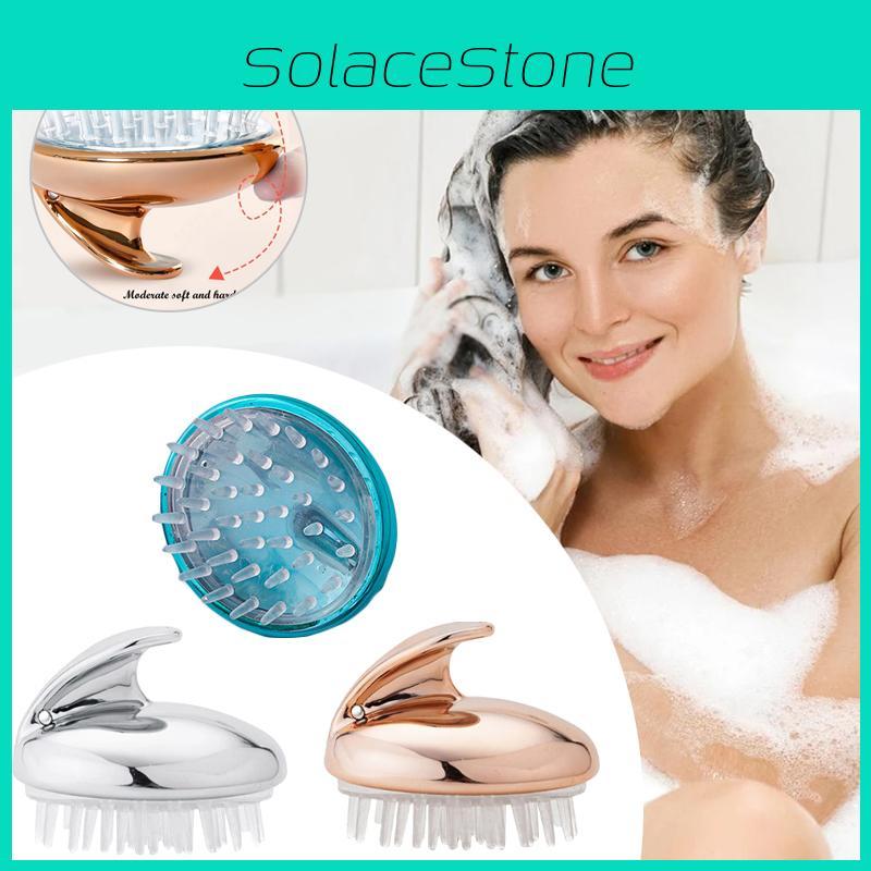 Soft Silicone Massage Brush For Body Scalp And Hair Invigorate And Cleanse For Healthier Hair