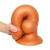 Liquid Silicone Butt Plugs for Men & Women, Soft Anal Training Dildo with Flared Base, Reusable Adult Sex Toy