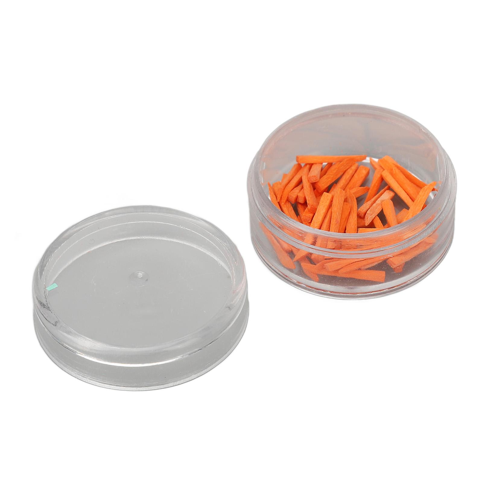 

50 шт. Межпроксимальные клинья для зубов Деревянные Профессиональные Эргономичные Межзубные клинья для стоматологии оранжевый