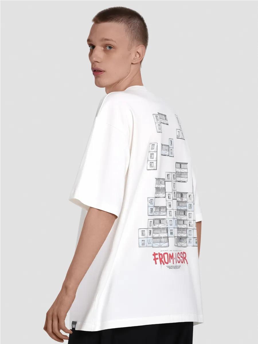 Oversized USSR print T-shirt S