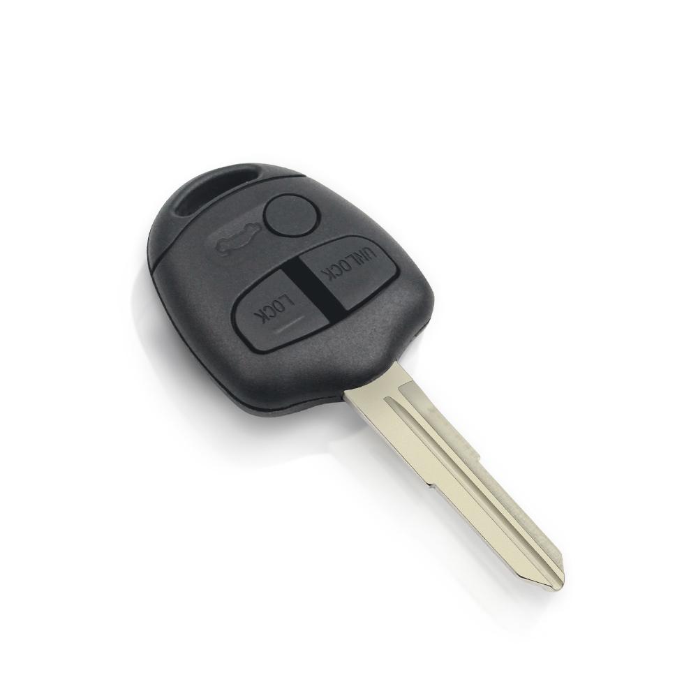 Key Case Cover Replacement 2 Buttons Remote Key Shell Uncut Left Blade For Mitsubishi Lancer Outlander Colt Mirage