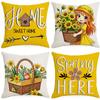 Summer Sunflower Sunflower Pillow Cover Cushion Cover Home Decoration Sofa Pillow Cover