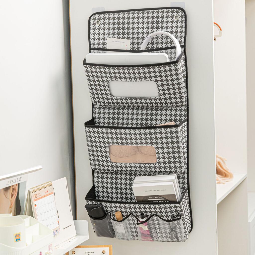 Borsa da Appendere a Parete a Strati Multipli per Oggetti Vari con Ganci Gratuiti Resistente Pieghevole 2/3 Strati Salvaspazio Organizzatore per Armadio di Dormitorio Camera da Letto