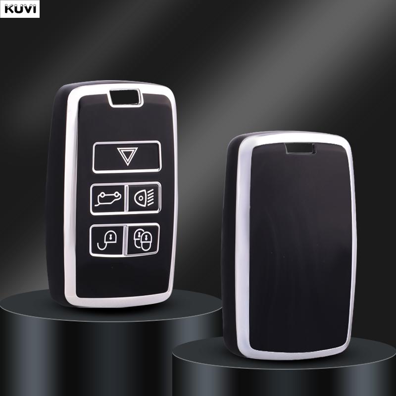 New Tpu Car Remote Key Case Cover Fob For Land Rover Range Rover Discovery 5 Sport For Jaguar Xel E-Pace Accessories