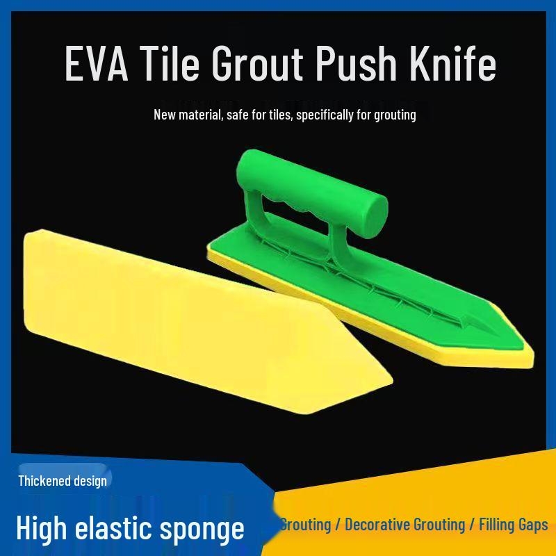 Epoxy Sand Trowel Set: Grout Spatula, Plastering Knife & Color Sponge