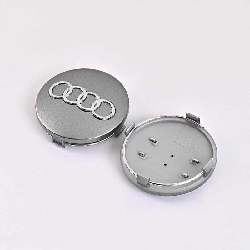 For Audi RS3 4pcs 60mm 61mm 68mm 69mm 77mm Car Wheel Center Caps For Audi A1 A2 A3 A4 A5 A6 A7 A8 Q2 Q3 Q4 Q5 Q7 S3 S4 S5 S6 S7 S8 RS3 RS5 TT