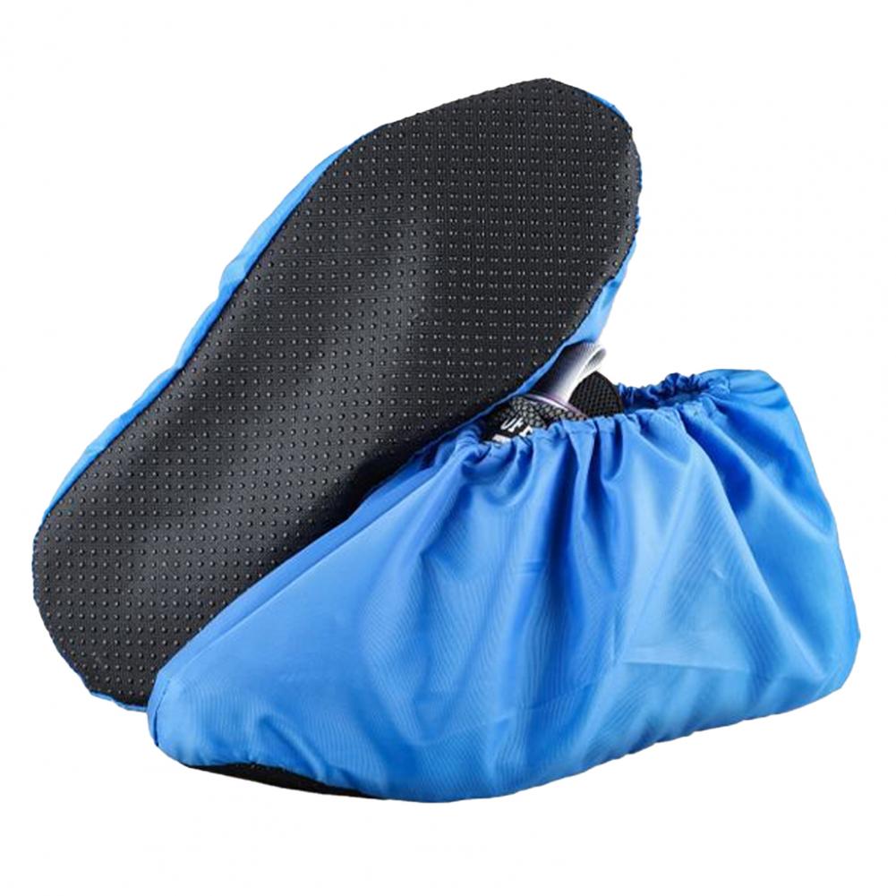 1 Pair Waterproof Shoe Covers Reusable Foldable Not-Slip Rain Boot Cover Wear Resistant Shoe Protector Overshoes