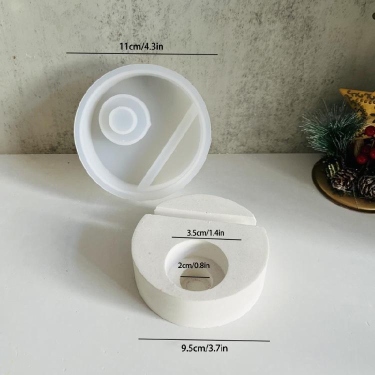 Easy To Use Decorations Candle Stand Mold Christmas Tree Crafting Resin Mold