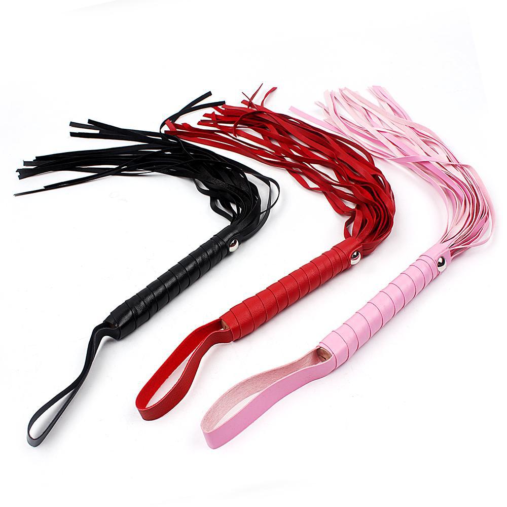 Slave Whip Hry pro dospělé BDSM Bondage Sex Toys for Woman Flogger Paddle Výprask Bondage Restraints Biče