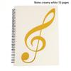 Flexible 20 Pages Piano Music Score Folder A4 Music Book Clip Sheet Note Folder Piano Paper Sheets Music Binder For Practice