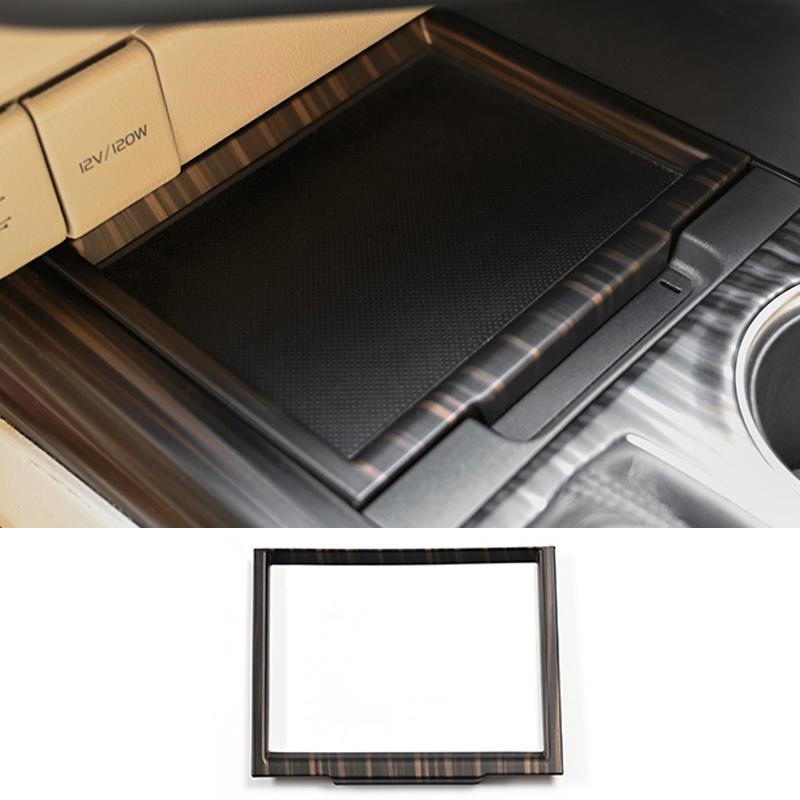 For Toyota Camry   Instrument Console Gear Water Cup Cover Air Vent Trims Car Interior Peach Wood Decoration