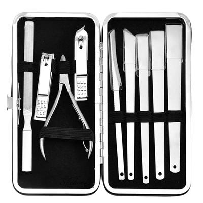 Nóż do pedicure Paznokieć stopy Paznokieć z twardym etui firmy S.fields.inc Zestaw, Pielęgnacja, Obcinacze, Manicure, Salon, (Zestaw 9)