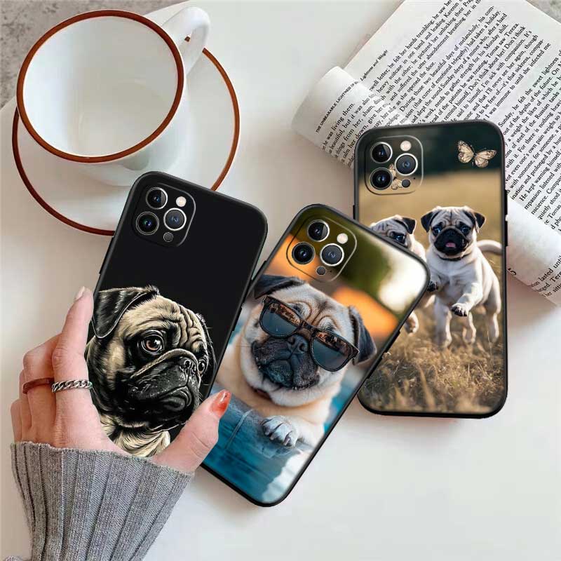 Cute Pug Dog New High-End Shell Phone Case for OPPO A3 Pro A72 A74 A76 A77 A77S A78 A79 A94 A95 A18 A40M A58