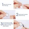 16Pcs Make Jewelry Smaller Invisible Ring Size Adjuster for Loose Rings Adjuster