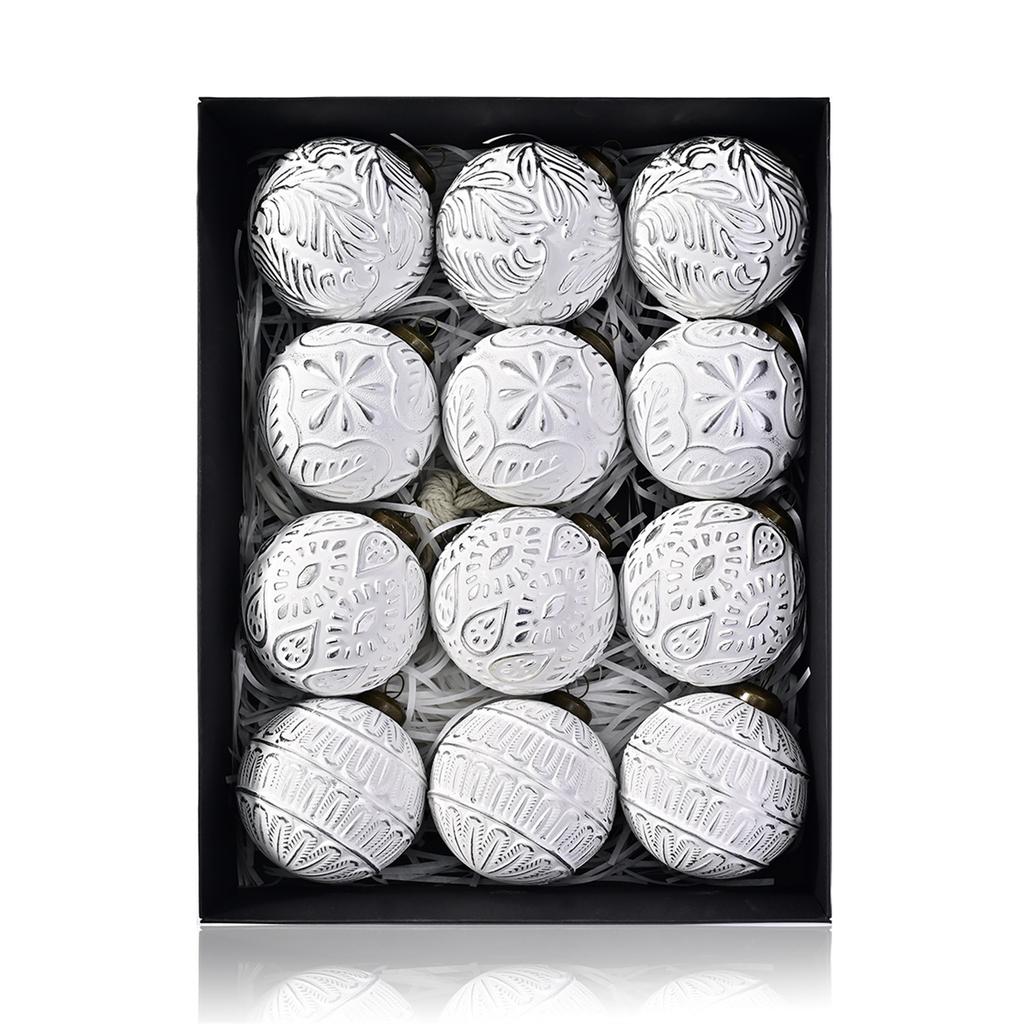 Weihnachtskugeln, 12er-Pack, 8cm Farbige Weihnachtskugeln, Geschenkbaumschmuck, Geeignet für Weihnachtsbaum- und Feiertagsdekoration